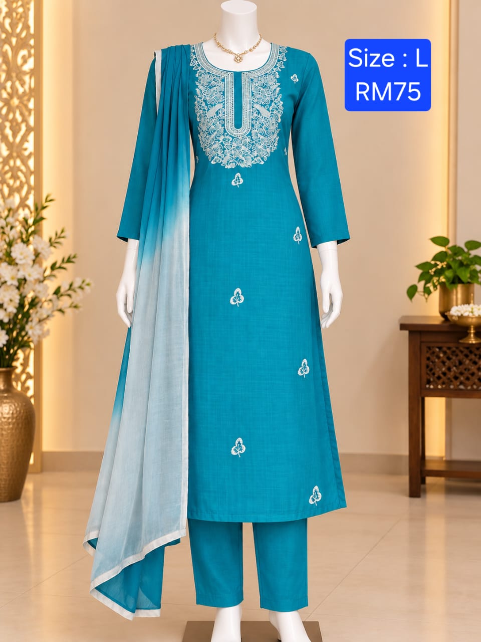 Salwar Suits Readymade Size: L