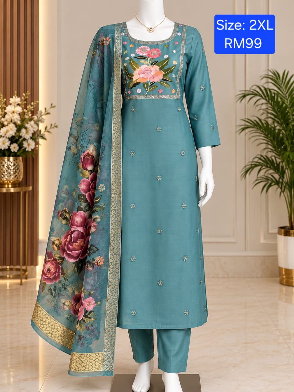 Salwar Suits Readymade Size : 2XL_0