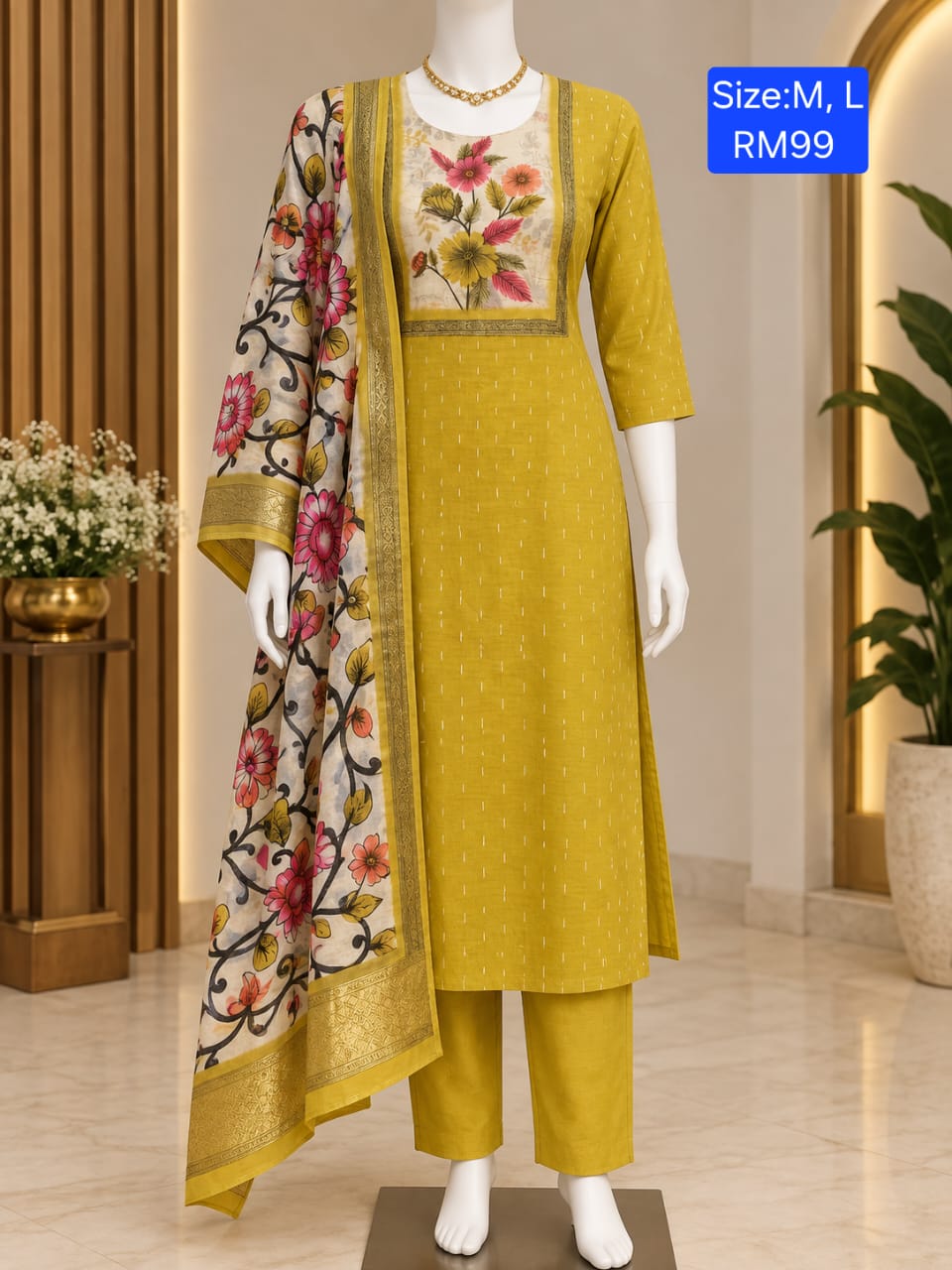 Salwar Suits Readymade Size : L