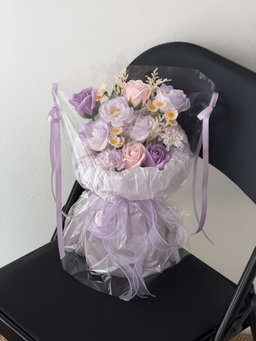 Purple Pao Pao Mixed Bouquet | 紫色泡泡混搭花束 