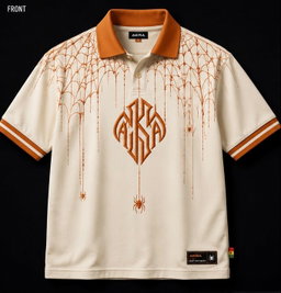 AKRA orange polo shirt