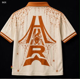 AKRA orange polo shirt
