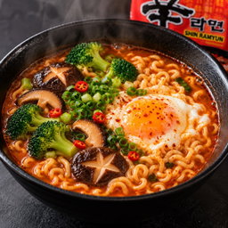 Veggie Ramen 蔬菜辛拉面🌶️