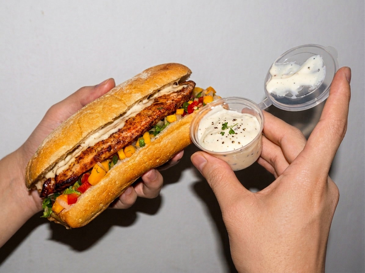 Mango Afterglow with Grilled Chicken Sandwich_0