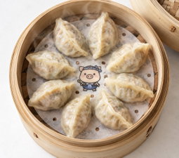Steamed Pork Gyoza (6 pieces)