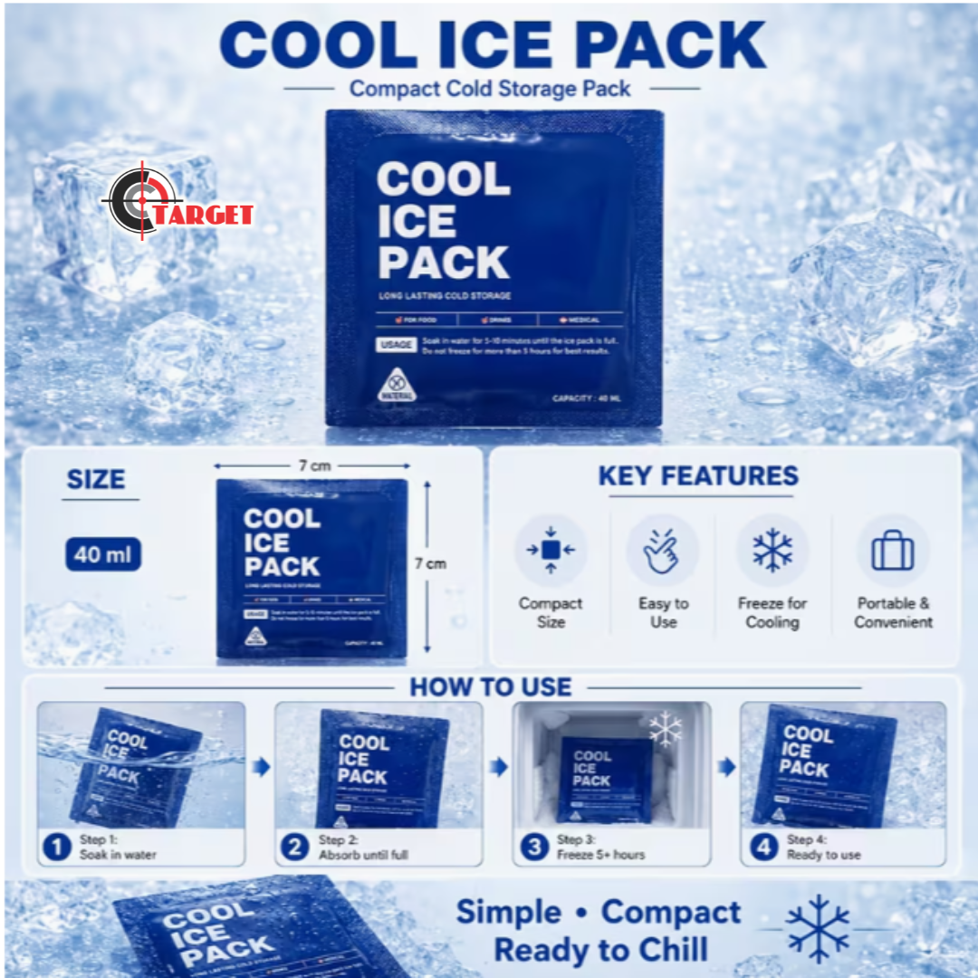 Water Absorbing Ice Packs 50 Pcs (40 ml each)_3