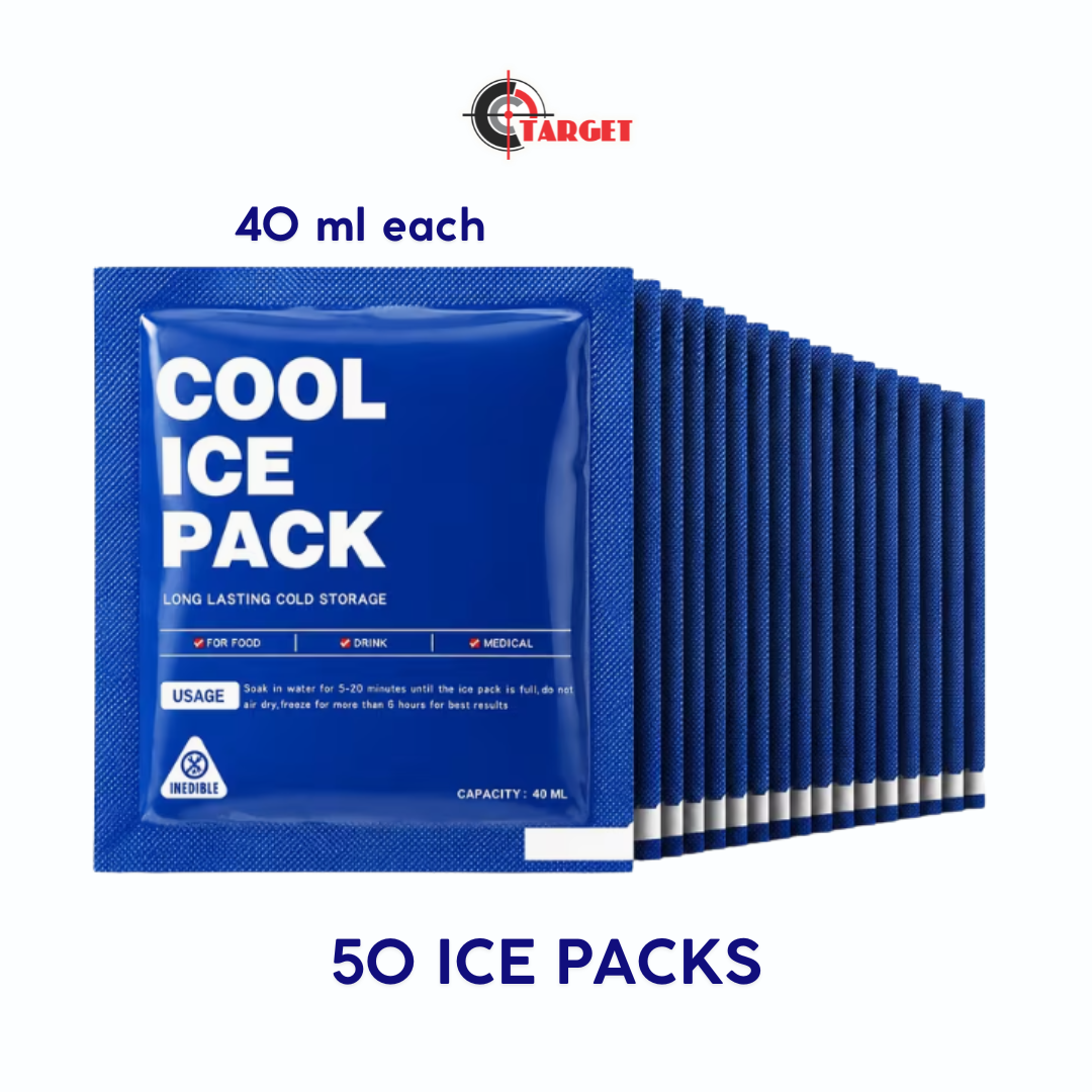 Water Absorbing Ice Packs 50 Pcs (40 ml each)_0