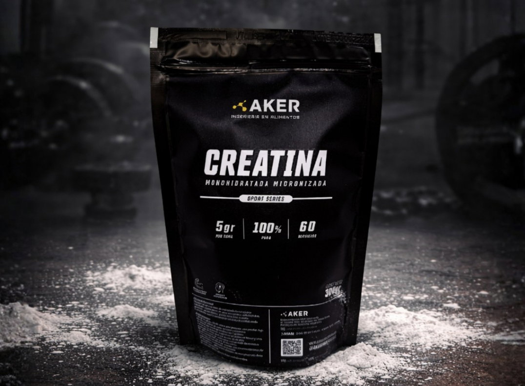 Creatina Monohidratada micronizada alta pureza Aker 300g_1
