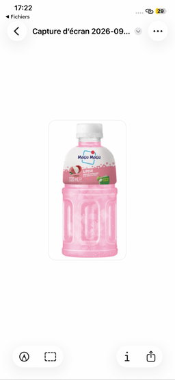 Bouteille Mogu Mogu Litchi 32cl
