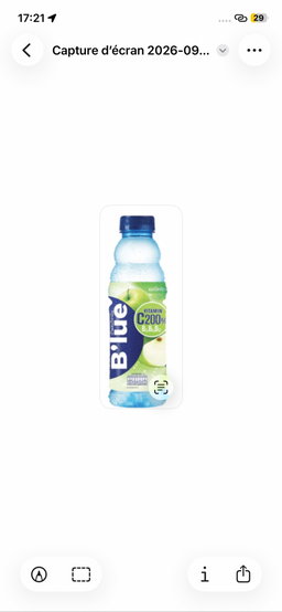Bouteille B’lue Pomme