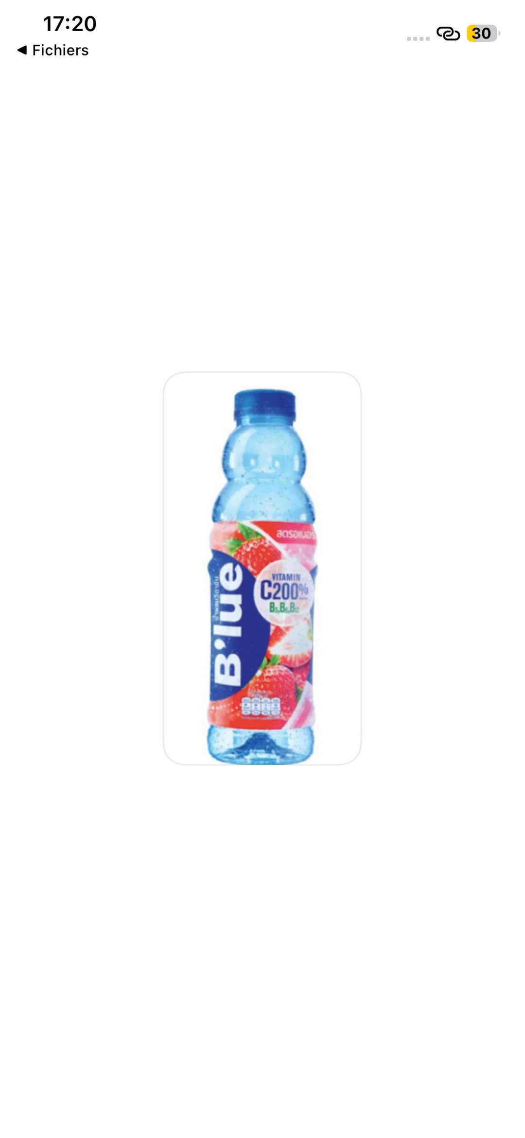 Bouteille B’lue Fraise