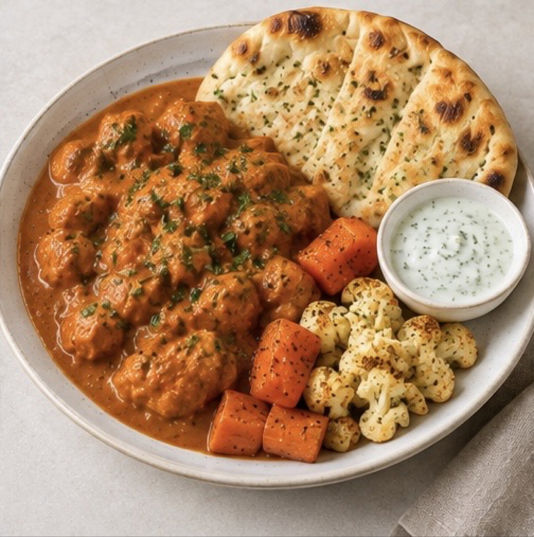 Butter Chicken & Naan (Frozen)