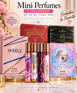 Mini perfumes 4 x 35 ml