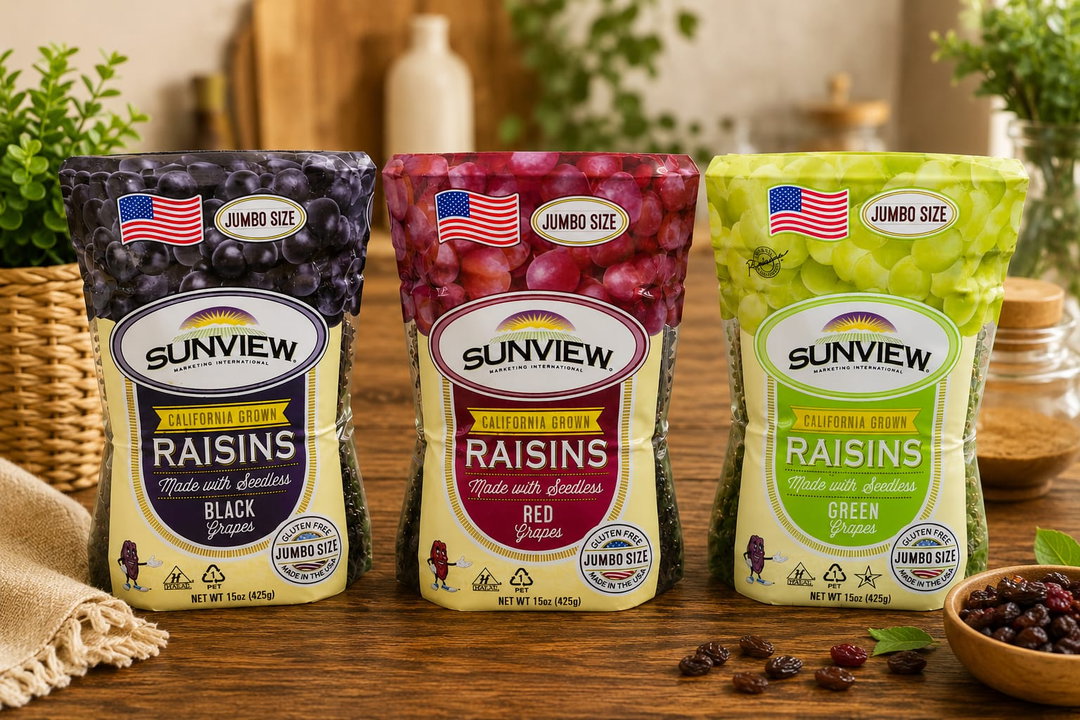 Nutritionist Approved! SunView Organic JUMBO Raisin 425g 