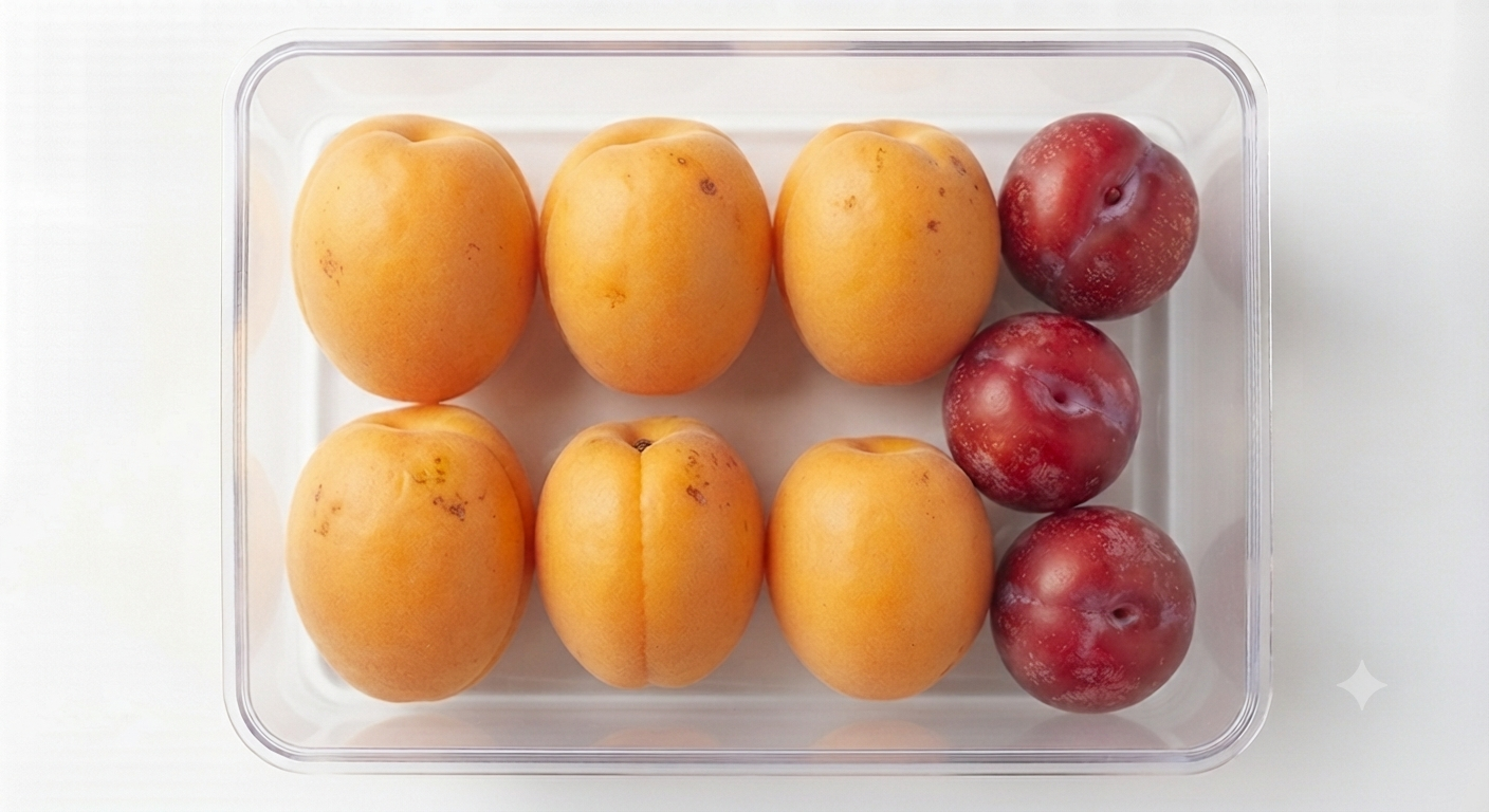 Stone fruit medley (Apricots and plums)_0