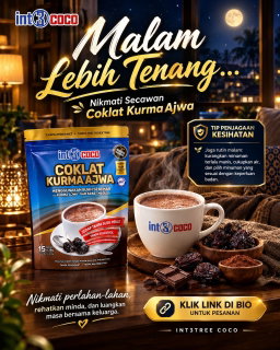 COKLAT KURMA AJWA DENGAN KURMA SEBENAR, 