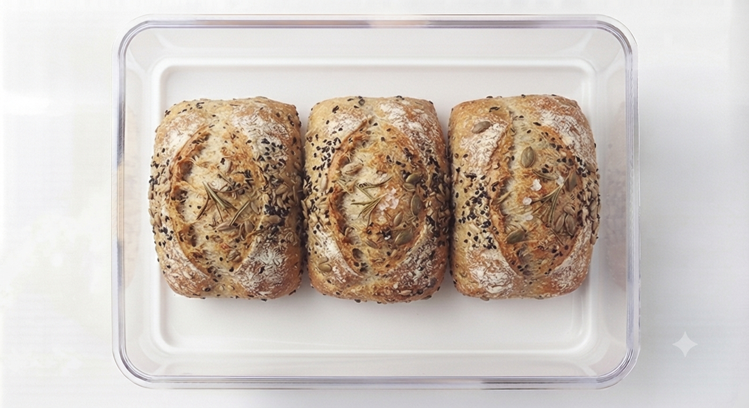 Rosemary and seed rolls 3 pack 