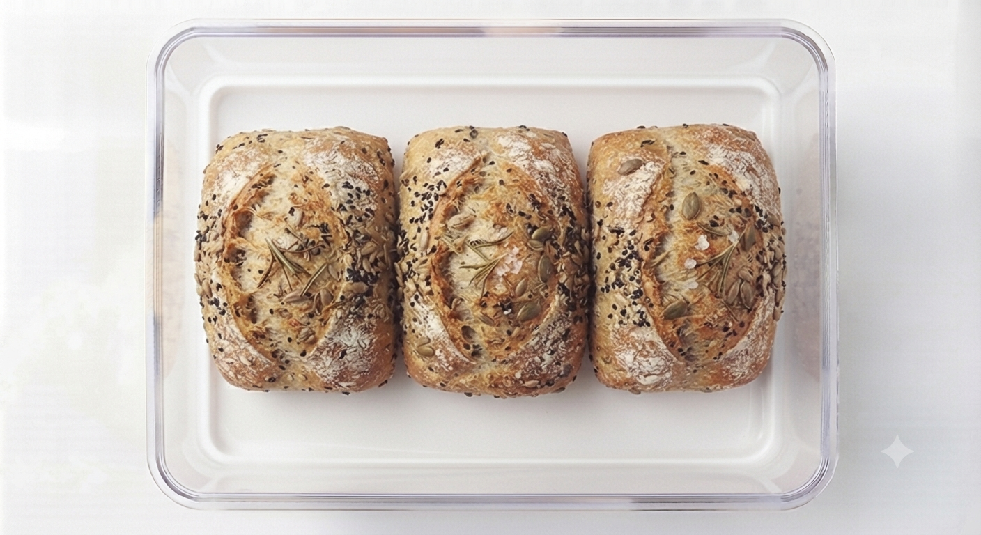 Rosemary and seed rolls 3 pack _0