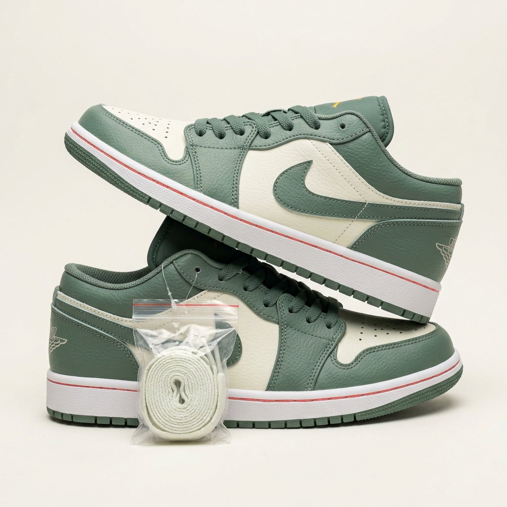 NIKE AIR JORDAN 1 LOW ‘ Military Green’_1