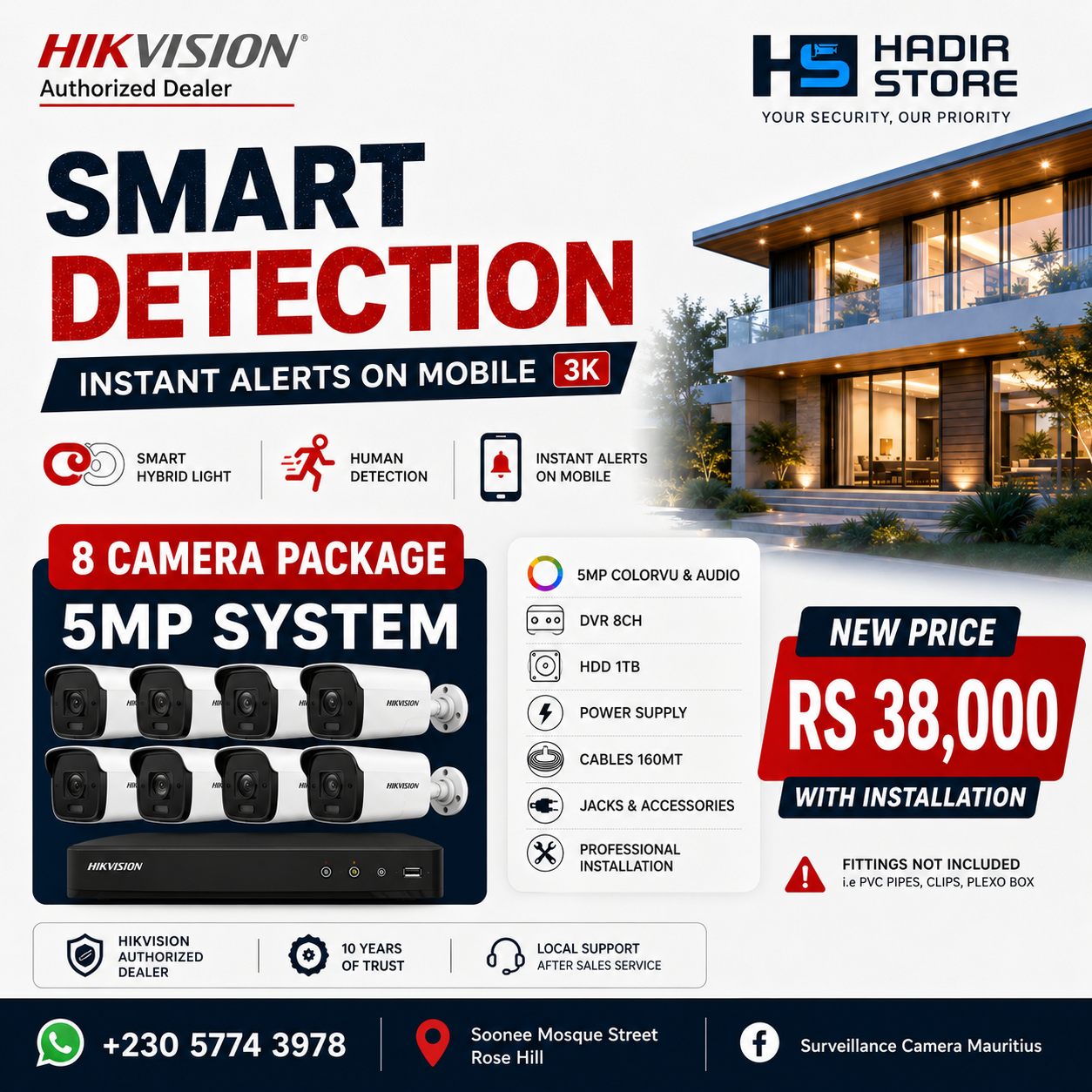 Hikvision Package 8 camera 5MP_0