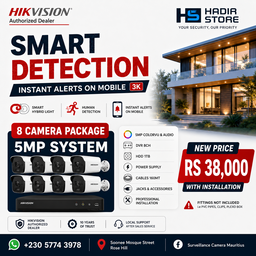 Hikvision Package 8 camera 5MP