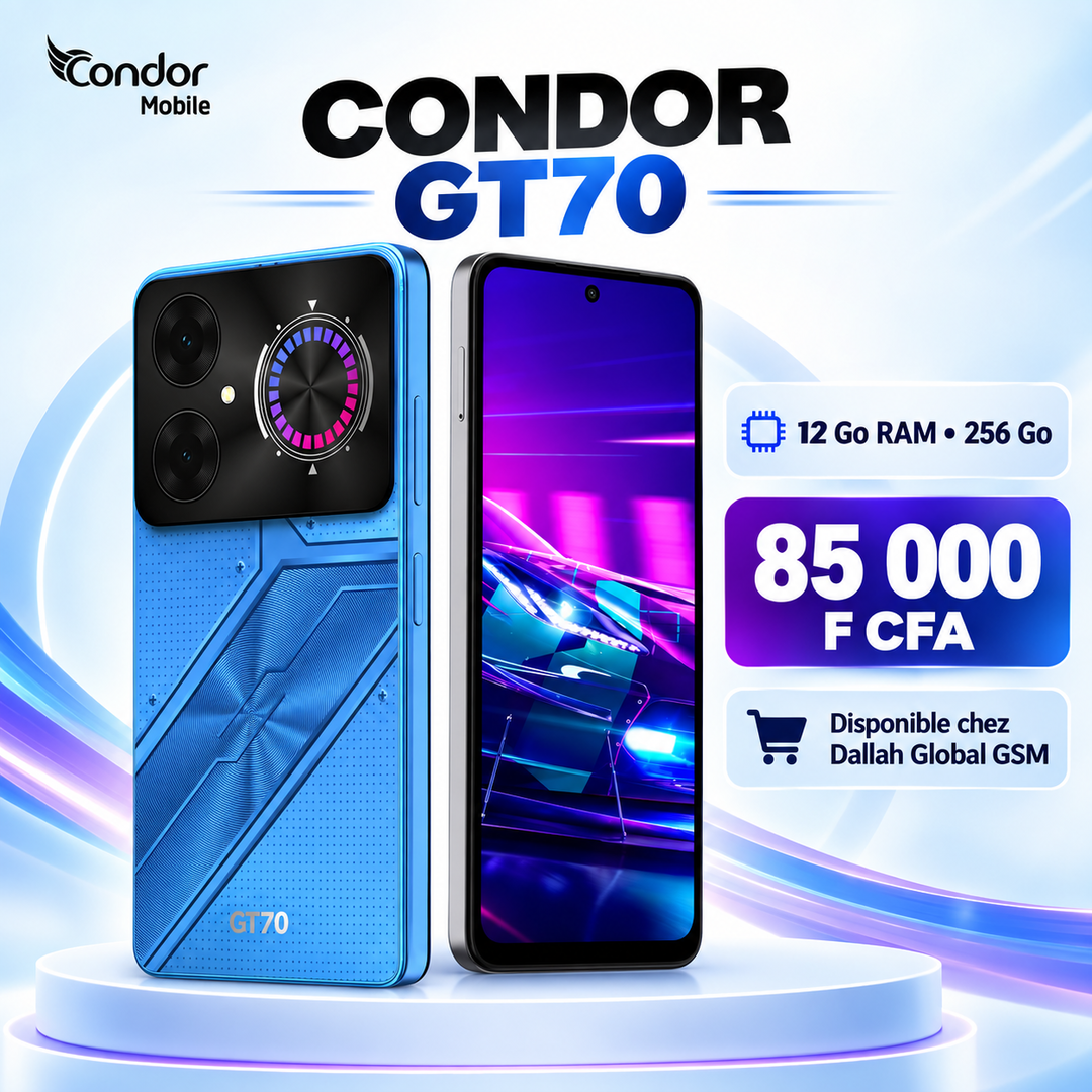 Condor GT70 – 12 Go / 256 Go