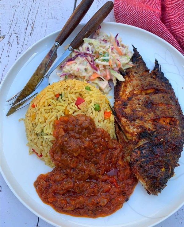 Fried Rice & Fish