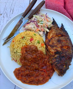 Fried Rice & Fish