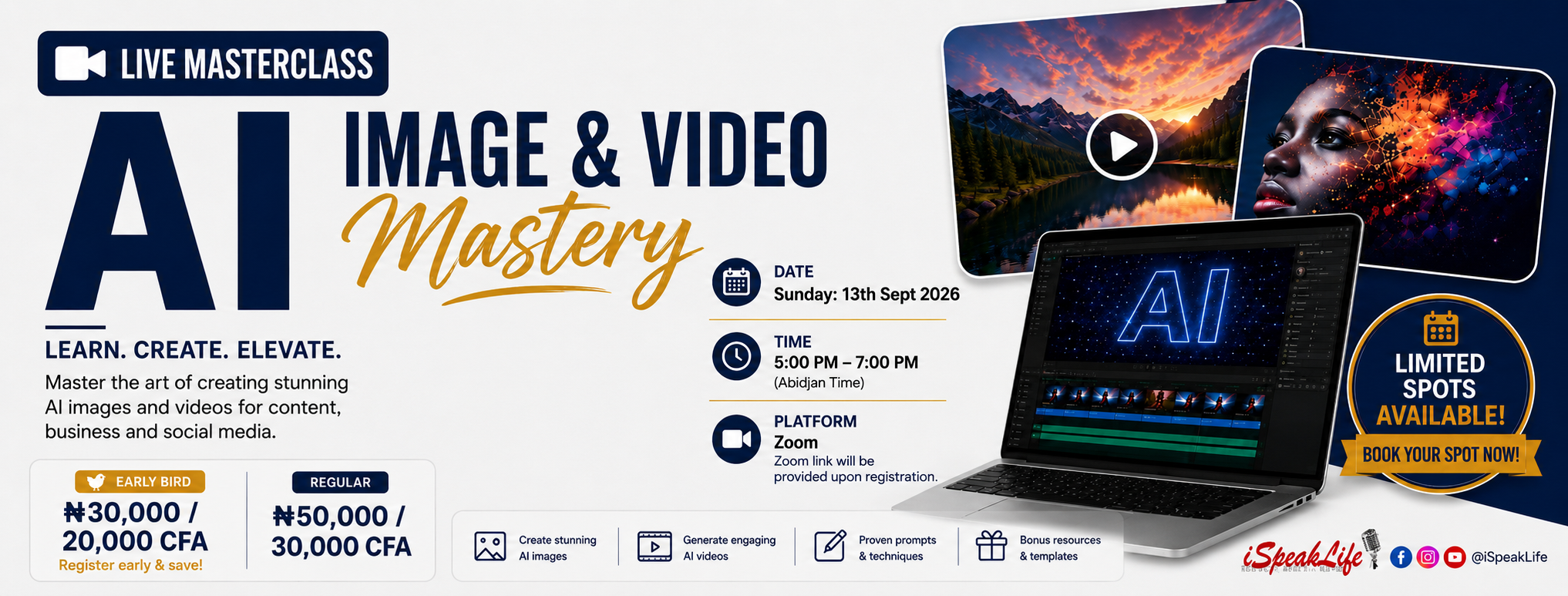AI image & Video Mastery Online Masterclass_0