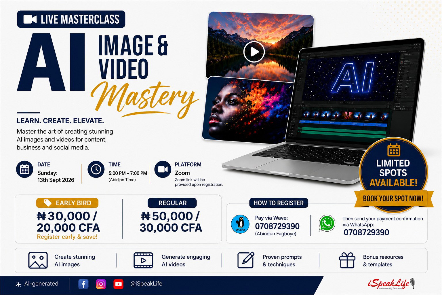 AI image & Video Mastery Online Masterclass_0