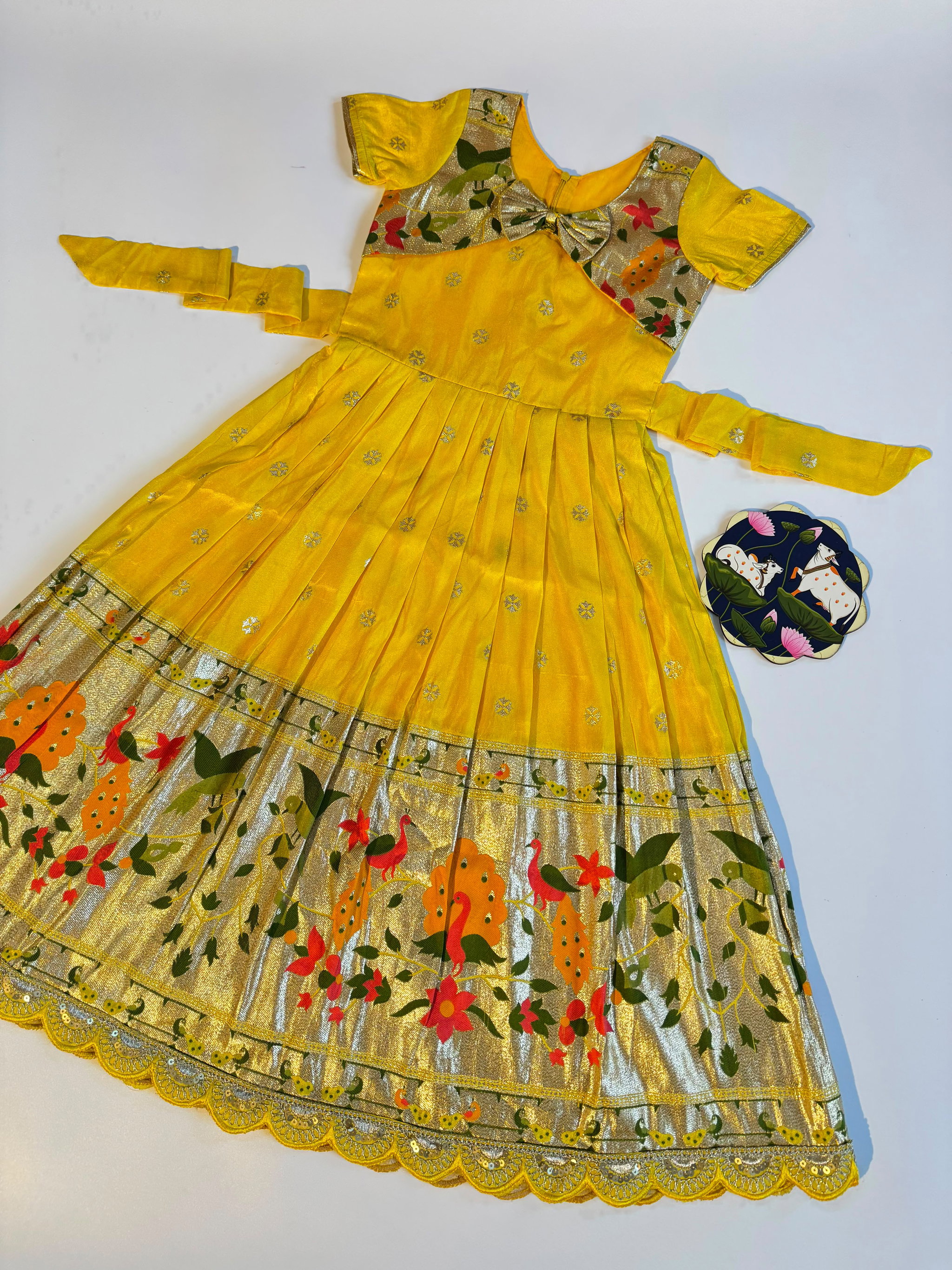 Gown Soft Dolla silk Designed with a sweetheart neckline  TC2 _2
