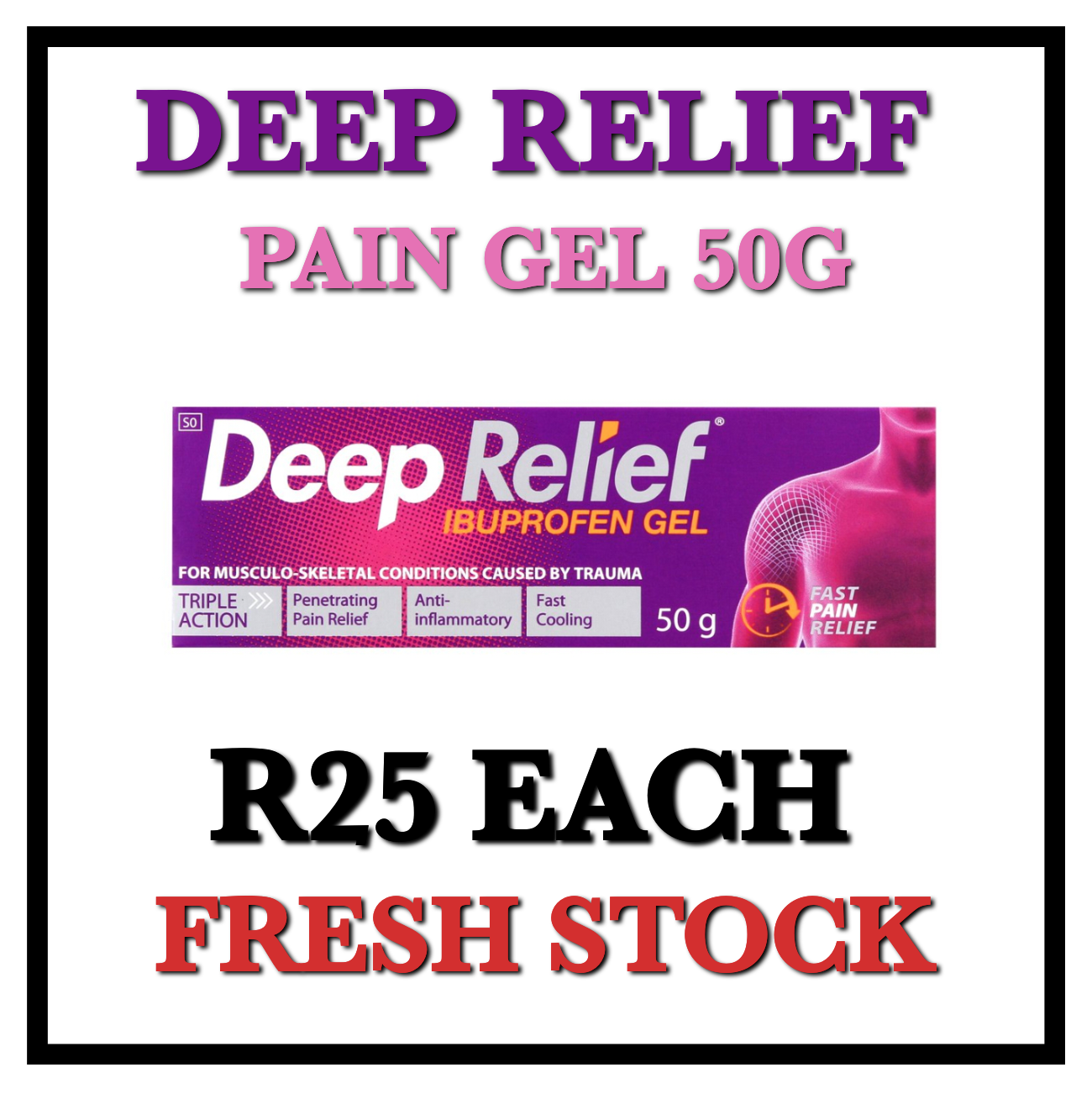 Deep Relief Pain Gel 50g_0