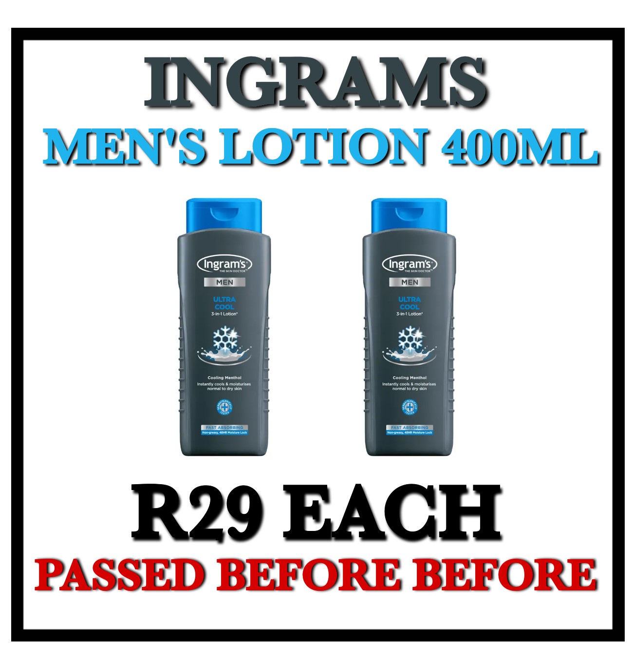 Ingrams Men's Lotion 400ml_0