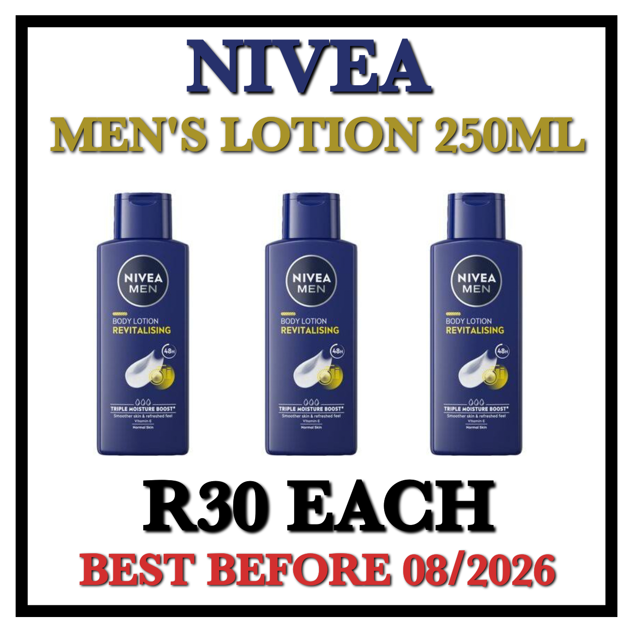 Nivea Men's Lotion 250ml_0