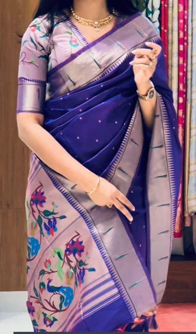 KANCHIVRAM  PAITHANI SILK SAREE PKS_0