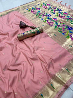 KANCHIVRAM  PAITHANI SILK SAREE PKS
