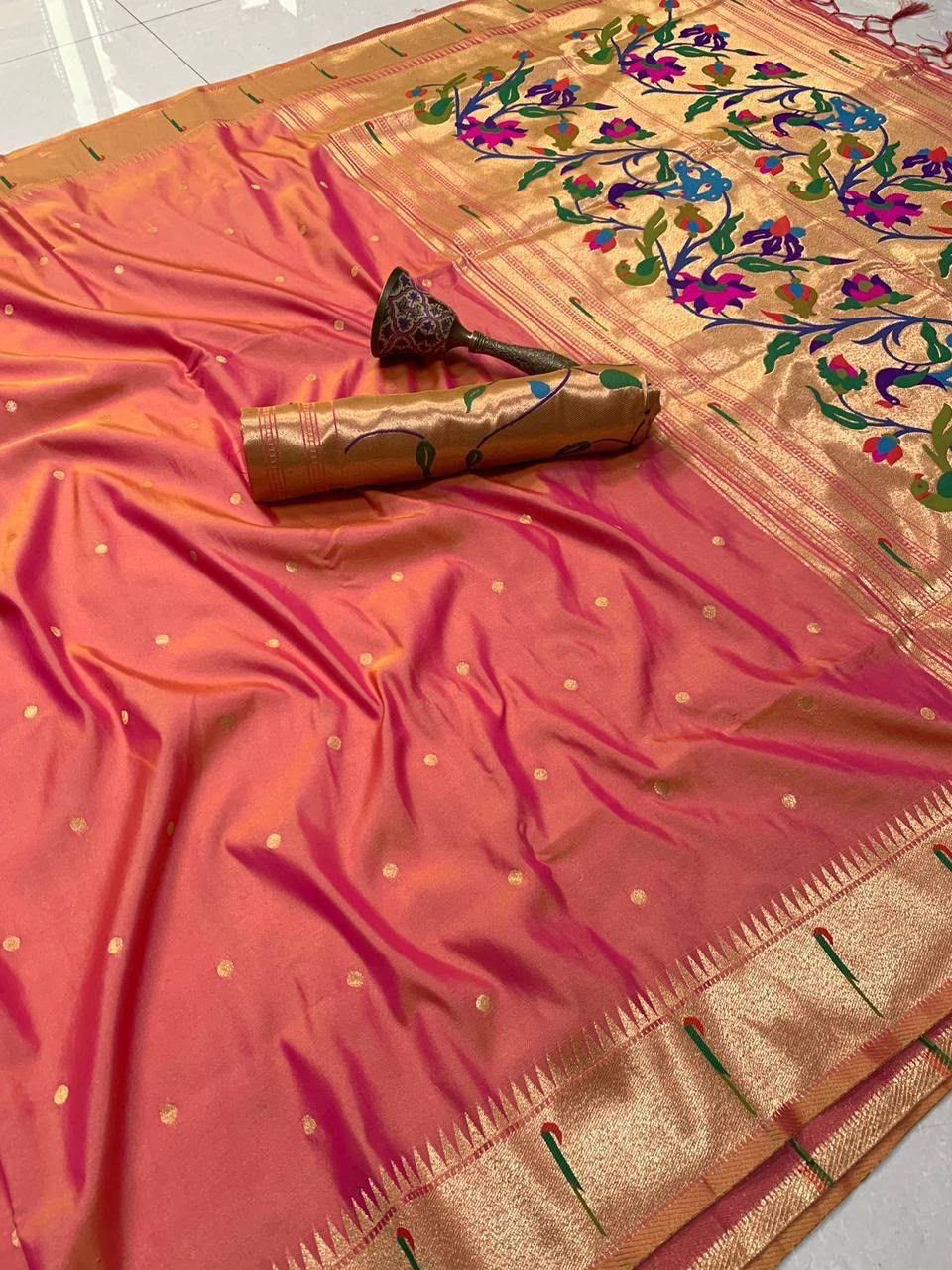 KANCHIVRAM  PAITHANI SILK SAREE PKS_7