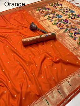 KANCHIVRAM  PAITHANI SILK SAREE PKS