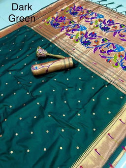 KANCHIVRAM  PAITHANI SILK SAREE PKS