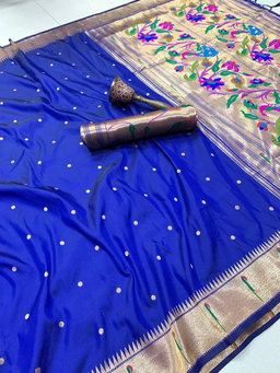 KANCHIVRAM  PAITHANI SILK SAREE PKS