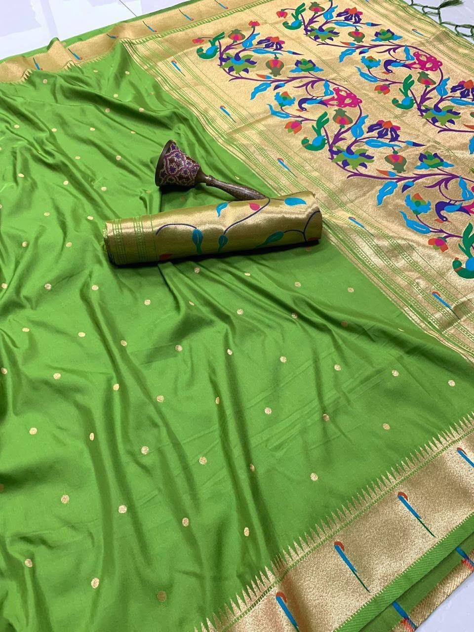 KANCHIVRAM  PAITHANI SILK SAREE PKS_16