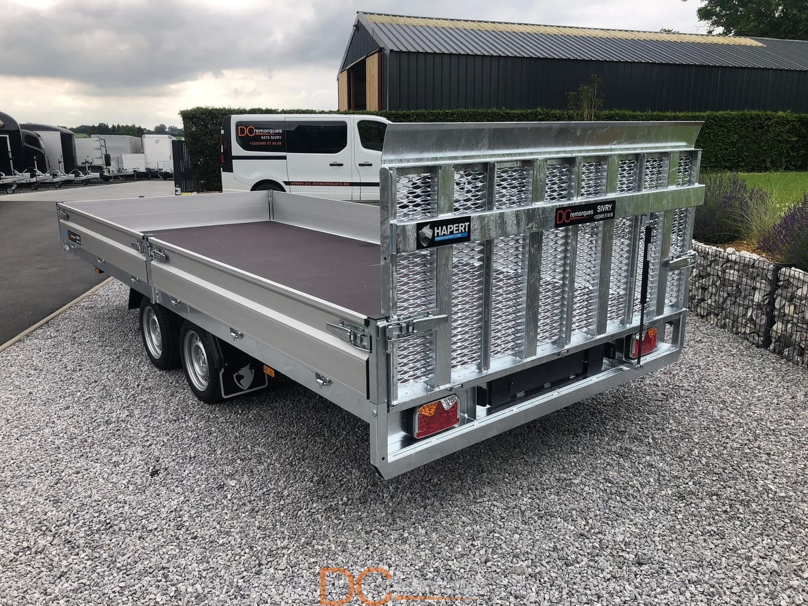 REMOLQUE PORTACOCHES BASCULANTE – 3.500 KG – DOBLE EJE_4