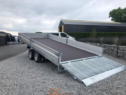 REMOLQUE PORTACOCHES BASCULANTE – 3.500 KG – DOBLE EJE
