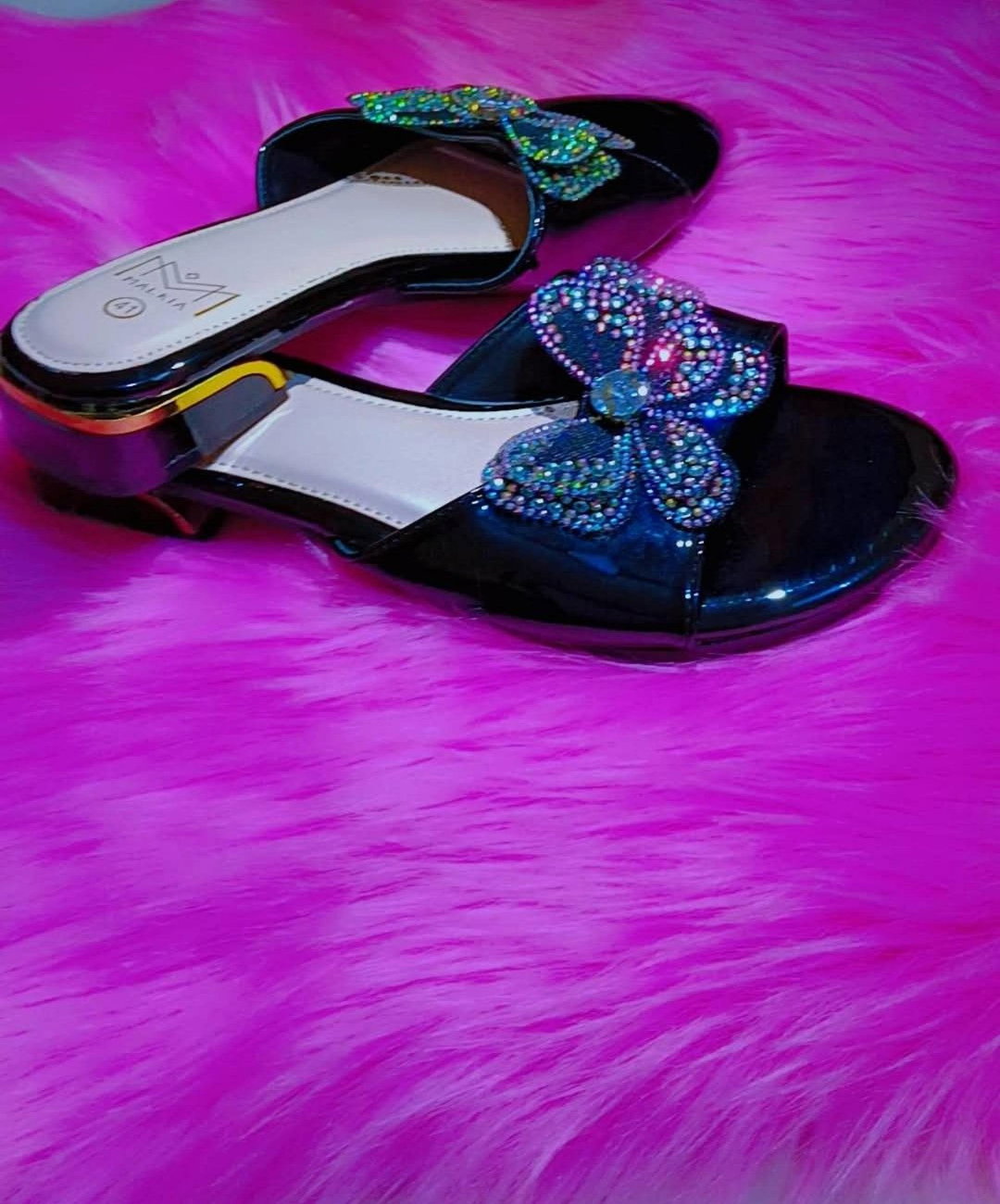 Malkia butterfly heels 👠