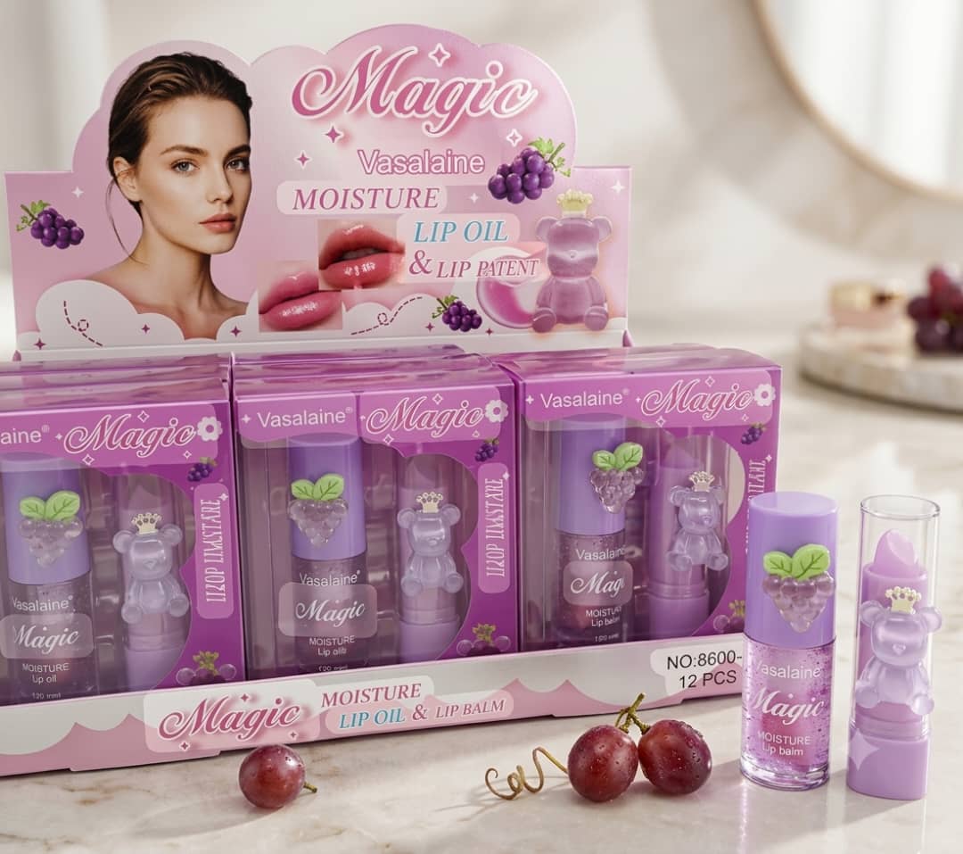 Grape Lip Oil & Bear Balm - 2in1