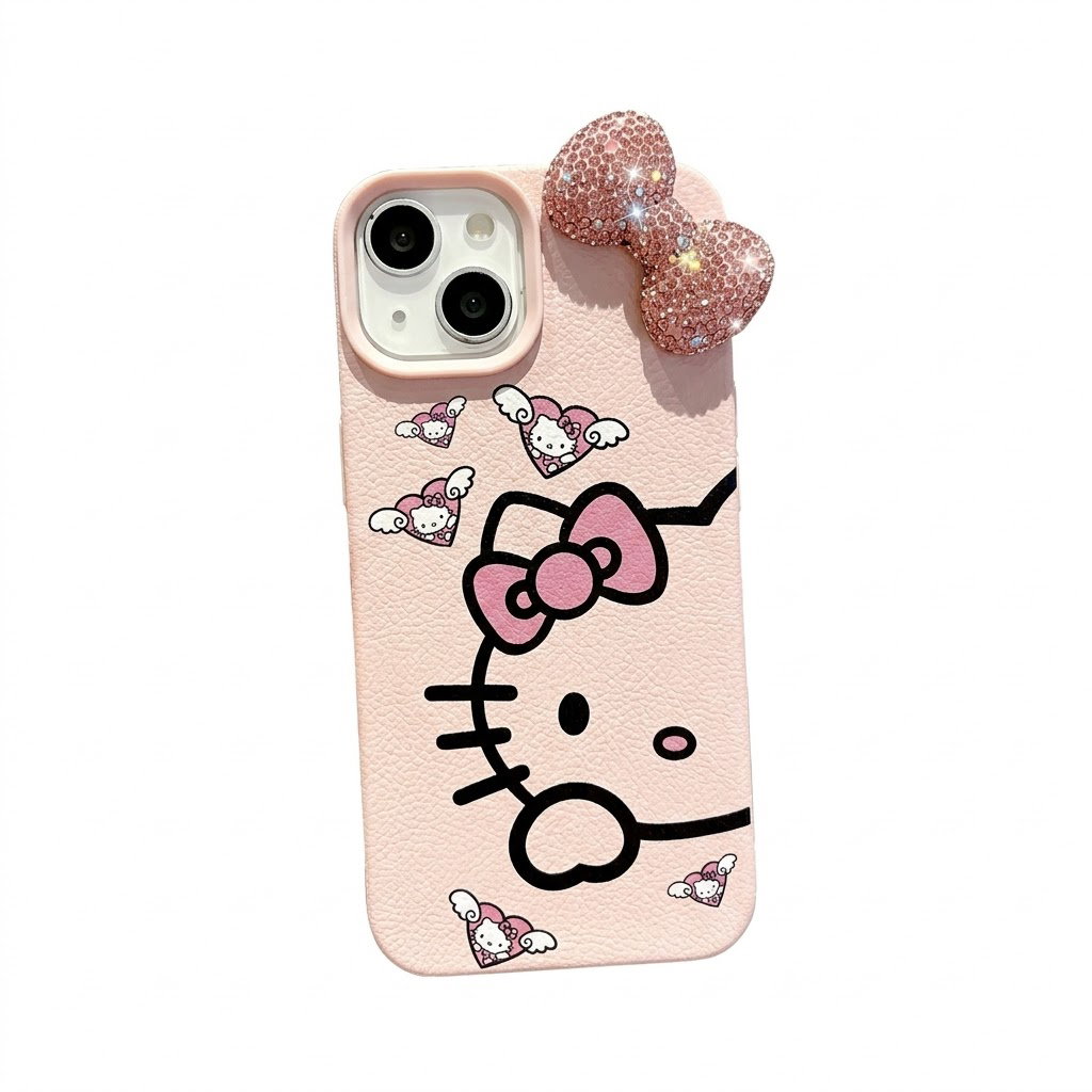 Case de Silicona para iPhone con diseño de Hello Kitty