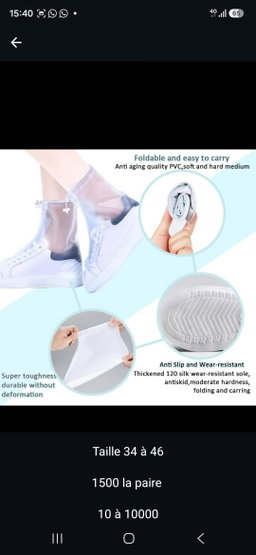 REUSABLE WATERPROOF SHOE COVERS - RAIN BOOT COVERS