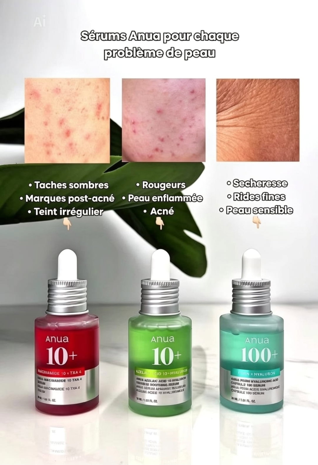 ANUA SERUMS FOR EVERY SKIN PROBLEM