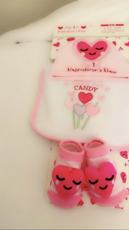 Valentine girls 3 pc. set