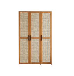 10700067 - RATTAN WARDROBE CABINET